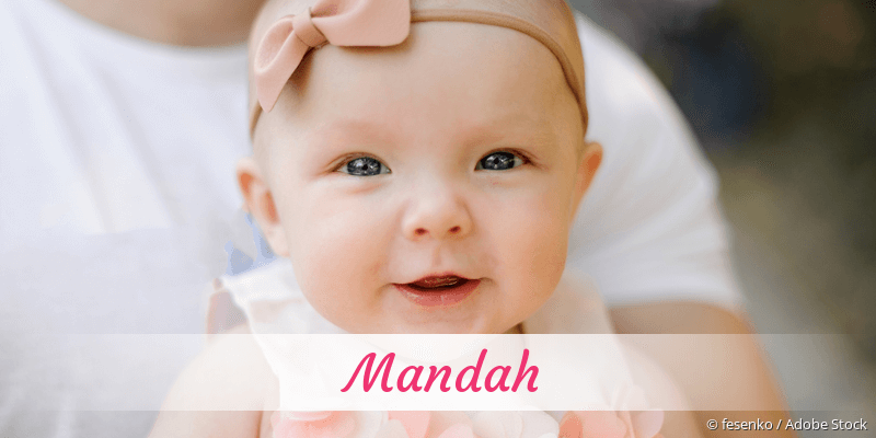 Baby mit Namen Mandah