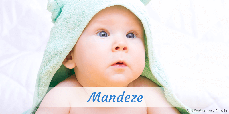 Baby mit Namen Mandeze