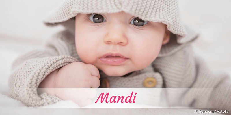 Baby mit Namen Mandi