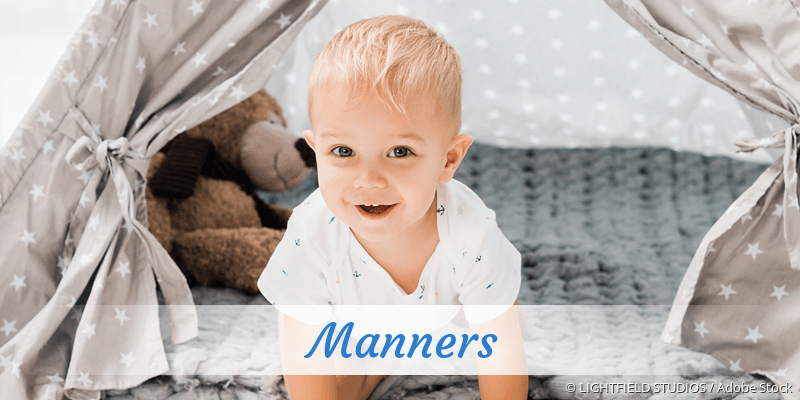 Baby mit Namen Manners