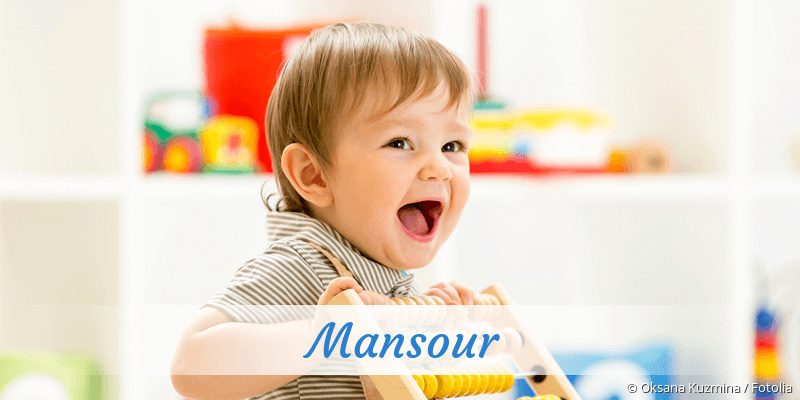 Baby mit Namen Mansour