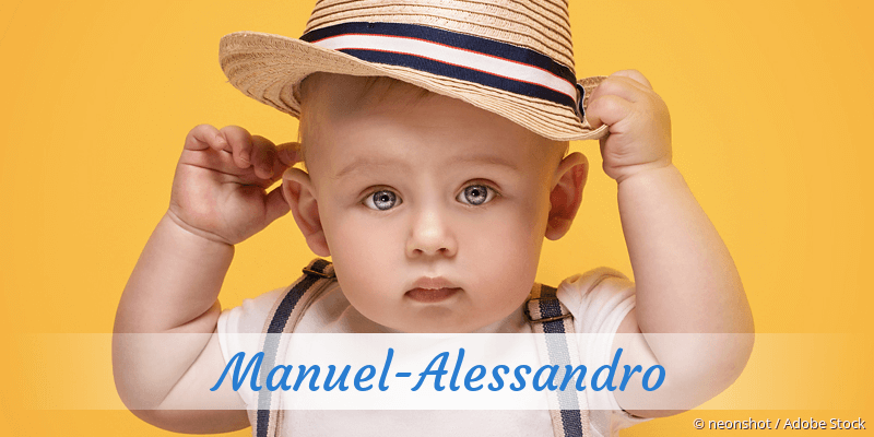 Baby mit Namen Manuel-Alessandro