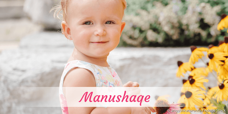 Baby mit Namen Manushaqe
