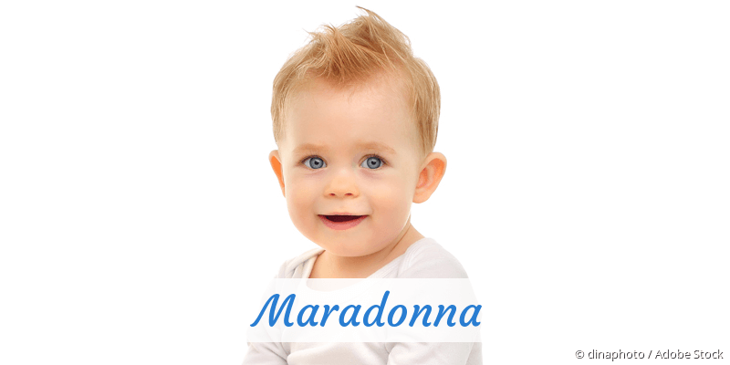 Name Maradonna als Bild