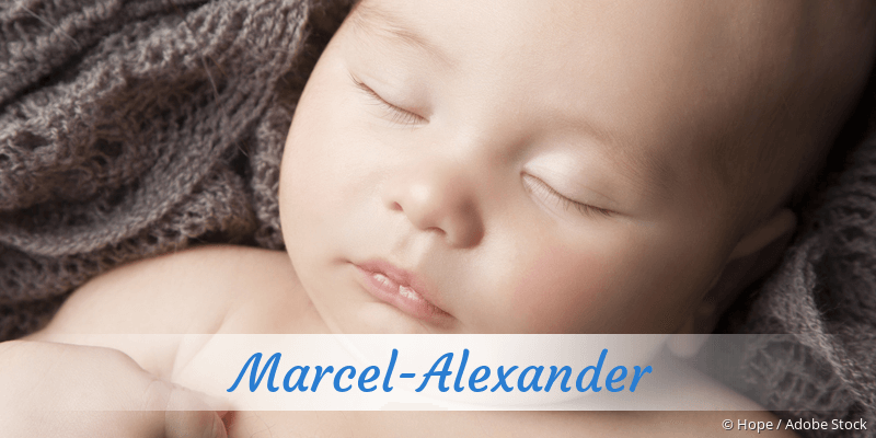 Baby mit Namen Marcel-Alexander