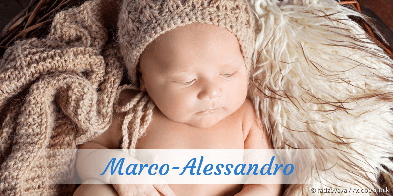 Baby mit Namen Marco-Alessandro
