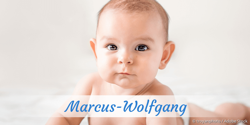 Baby mit Namen Marcus-Wolfgang