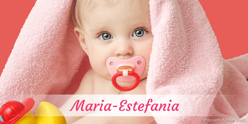Baby mit Namen Maria-Estefania