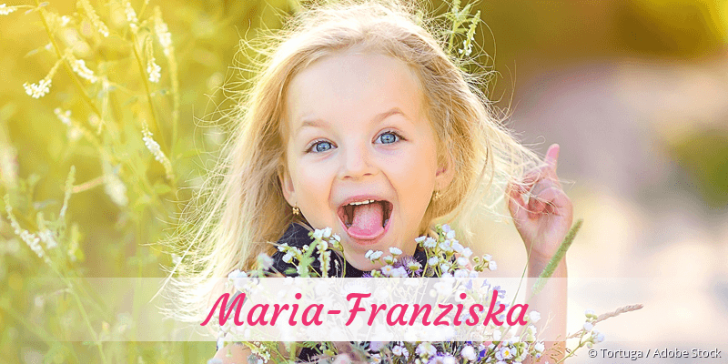 Baby mit Namen Maria-Franziska
