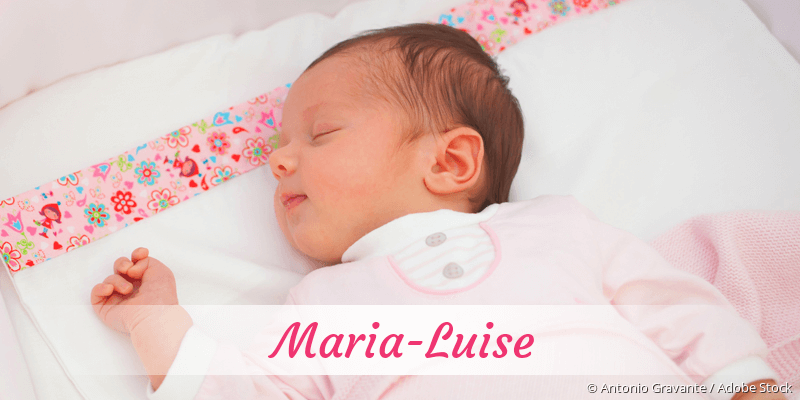Baby mit Namen Maria-Luise