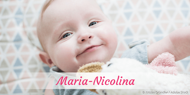 Baby mit Namen Maria-Nicolina