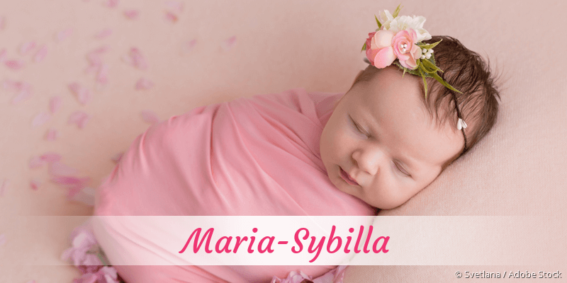 Baby mit Namen Maria-Sybilla
