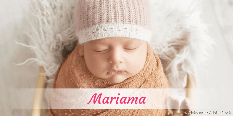 Baby mit Namen Mariama