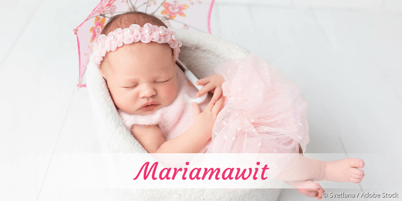 Baby mit Namen Mariamawit