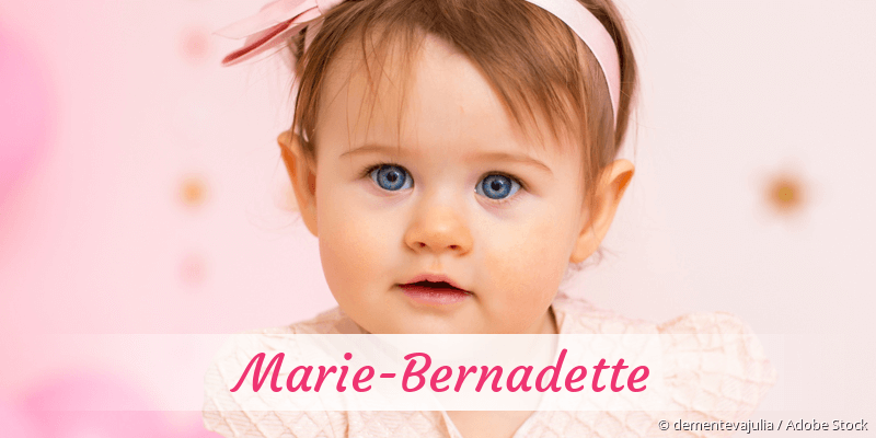 Baby mit Namen Marie-Bernadette