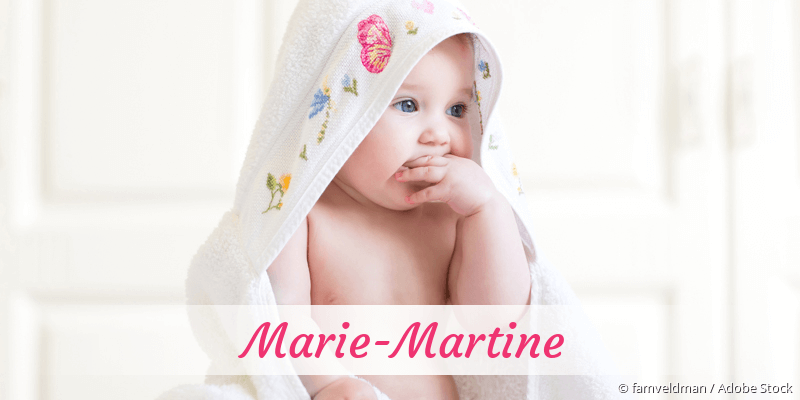 Baby mit Namen Marie-Martine