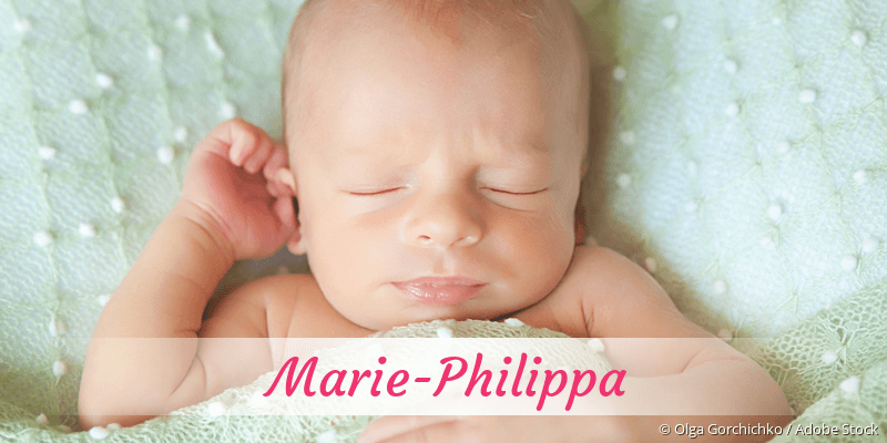 Baby mit Namen Marie-Philippa