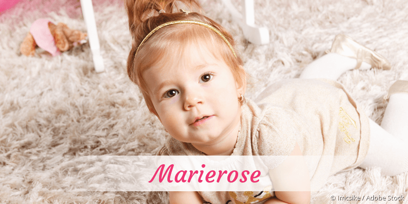 Baby mit Namen Marierose