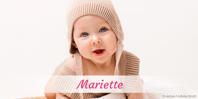 Baby mit Namen Mariette