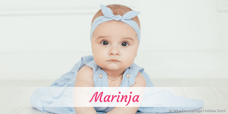 Baby mit Namen Marinja