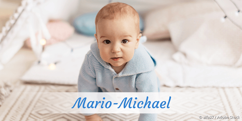 Baby mit Namen Mario-Michael