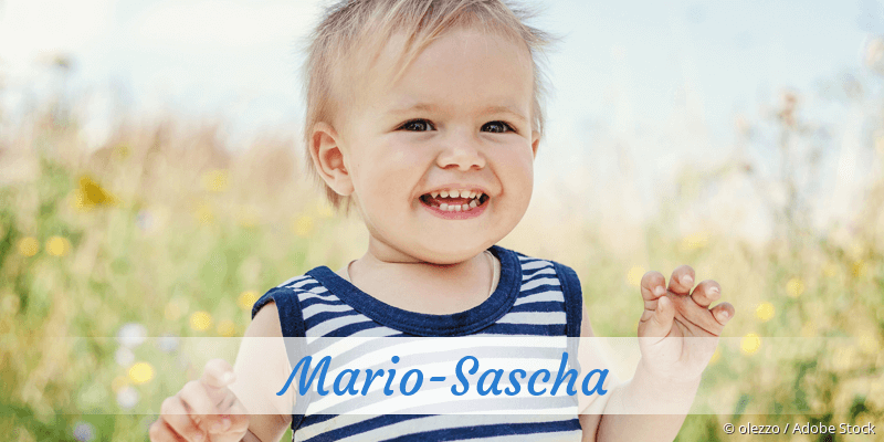 Baby mit Namen Mario-Sascha