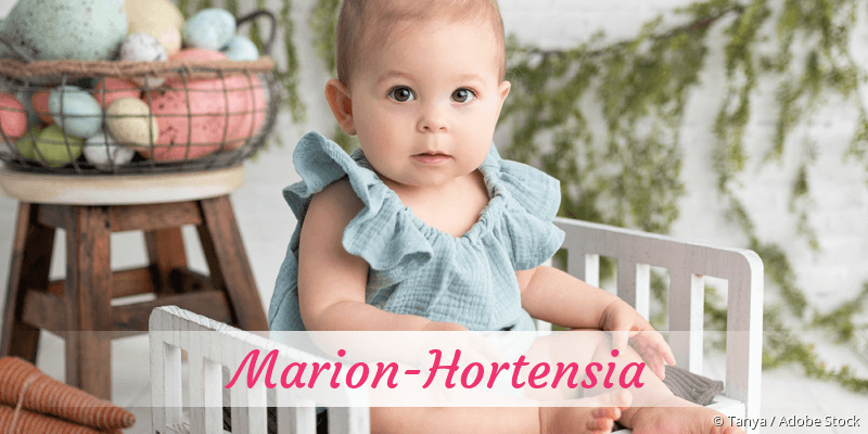 Baby mit Namen Marion-Hortensia