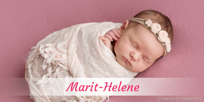Baby mit Namen Marit-Helene