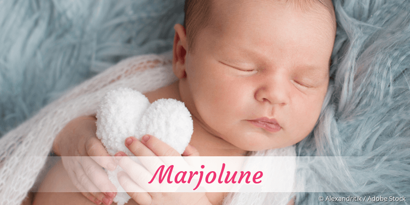 Baby mit Namen Marjolune