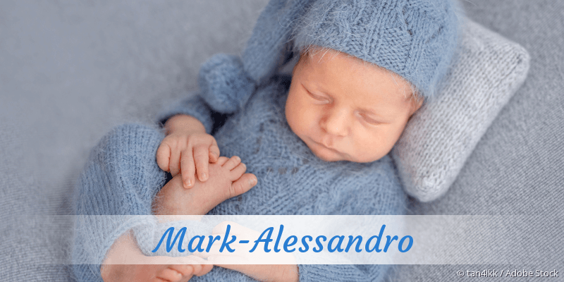 Baby mit Namen Mark-Alessandro