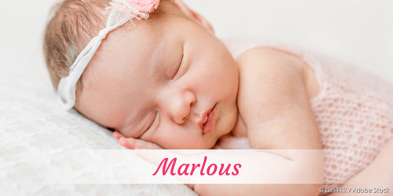 Baby mit Namen Marlous