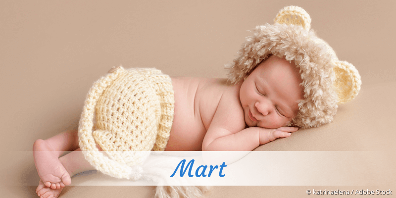 Baby mit Namen Mart