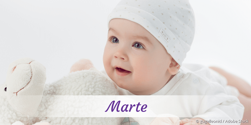 Baby mit Namen Marte