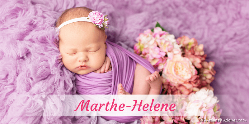 Baby mit Namen Marthe-Helene