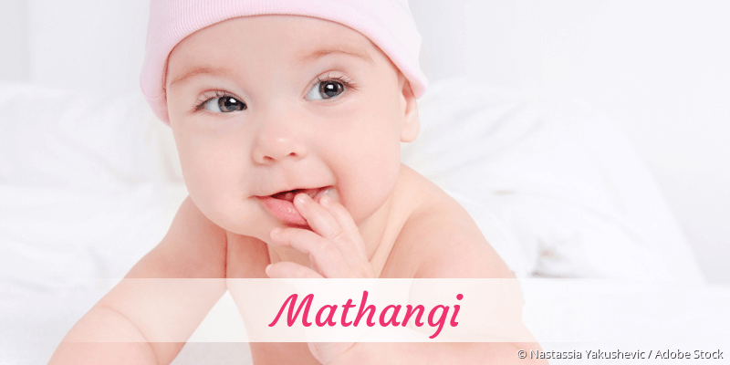 Baby mit Namen Mathangi