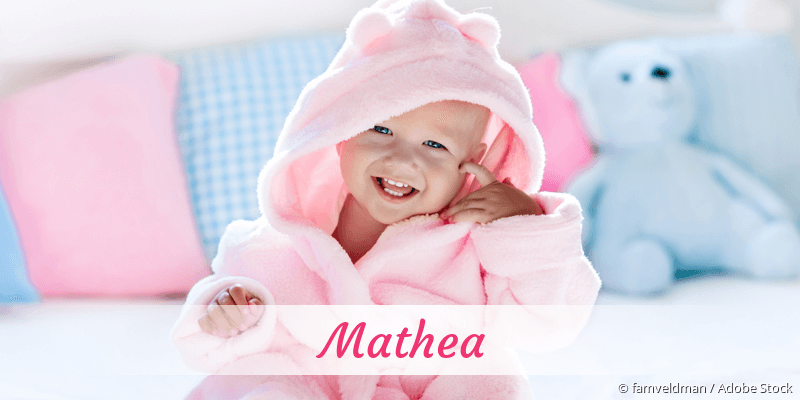 Baby mit Namen Mathea