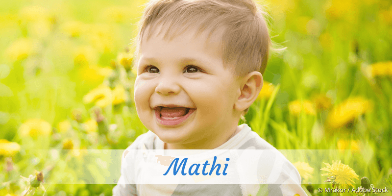 Baby mit Namen Mathi