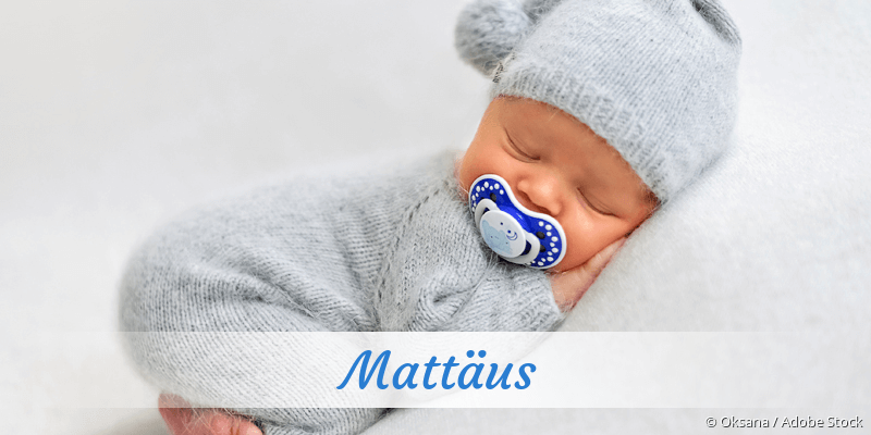 Baby mit Namen Mattus