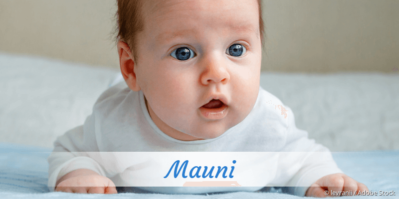 Baby mit Namen Mauni