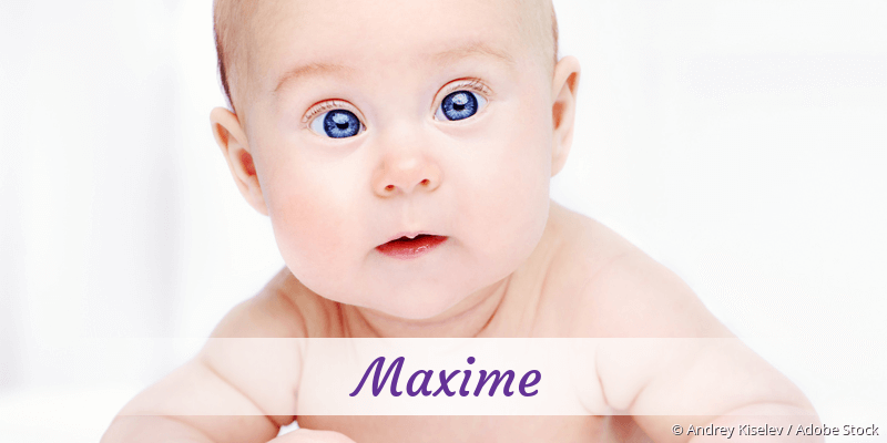 Baby mit Namen Maxime