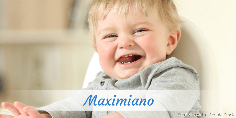 Baby mit Namen Maximiano