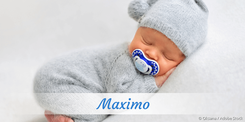 Baby mit Namen Maximo