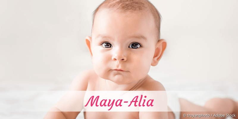 Baby mit Namen Maya-Alia