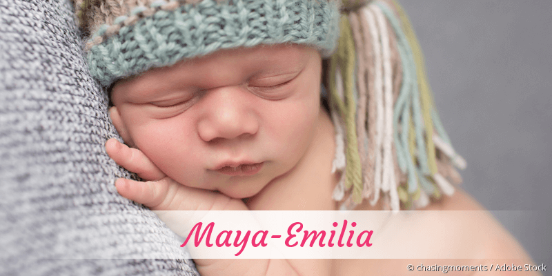 Baby mit Namen Maya-Emilia