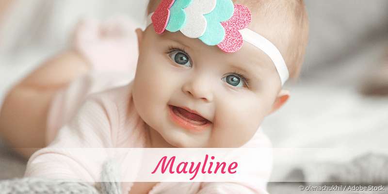 Baby mit Namen Mayline