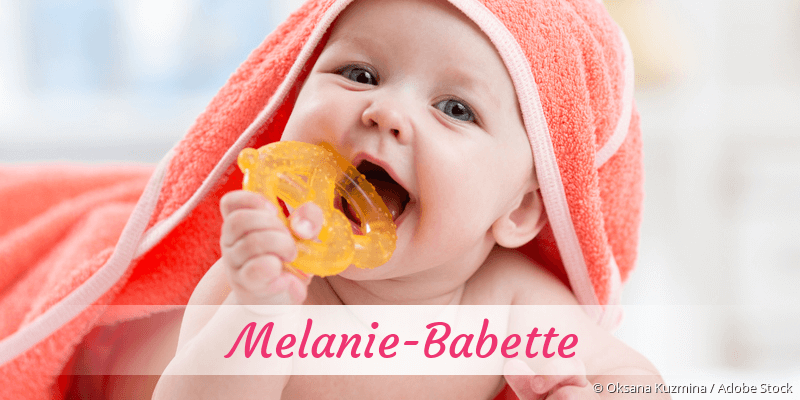 Baby mit Namen Melanie-Babette