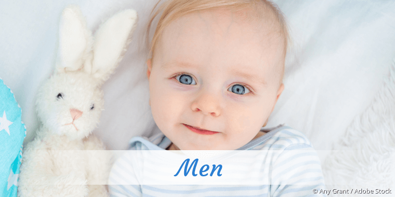 Baby mit Namen Men