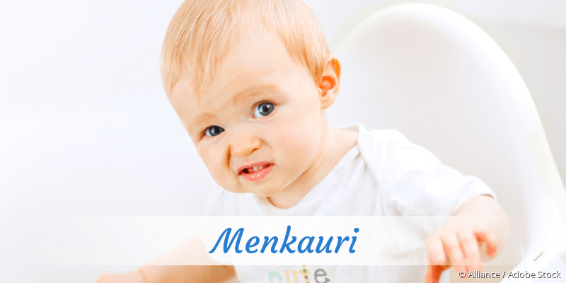 Baby mit Namen Menkauri