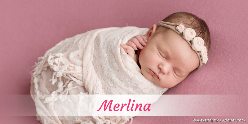 Baby mit Namen Merlina