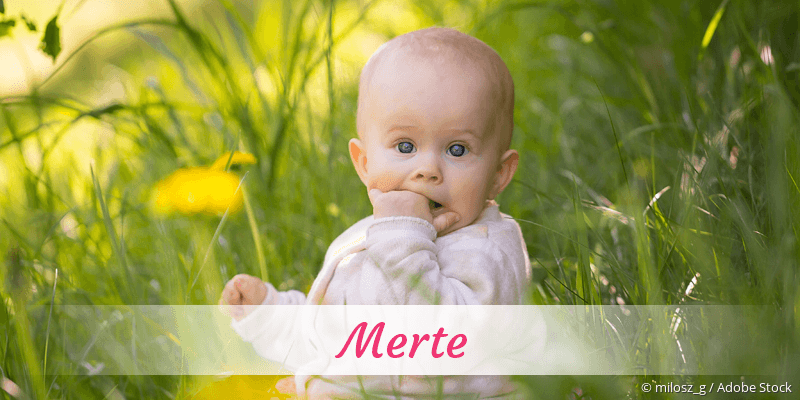 Baby mit Namen Merte